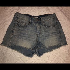 Distressed Jean Shorts